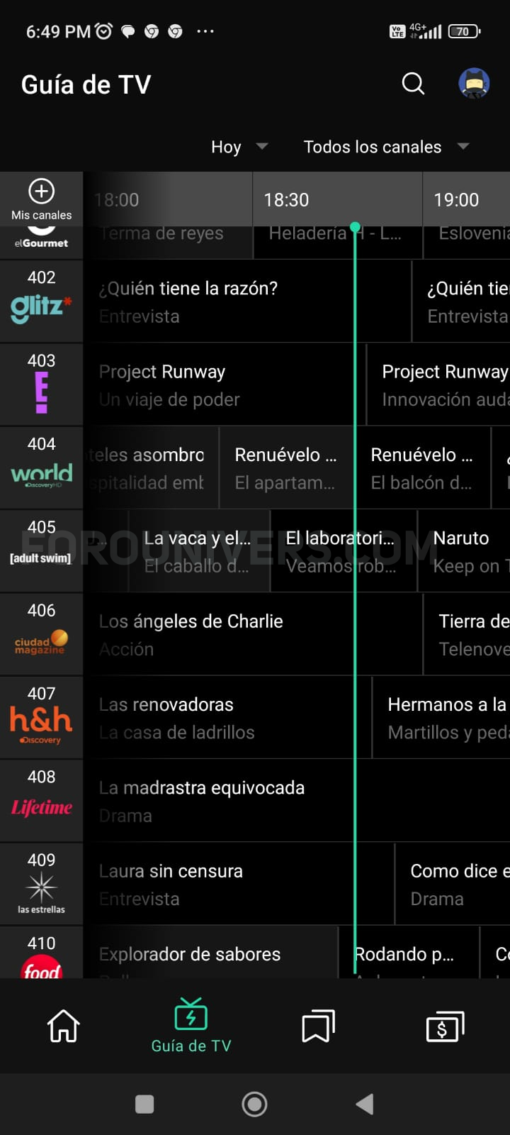 FLOW | Uruguay | Grilla de canales