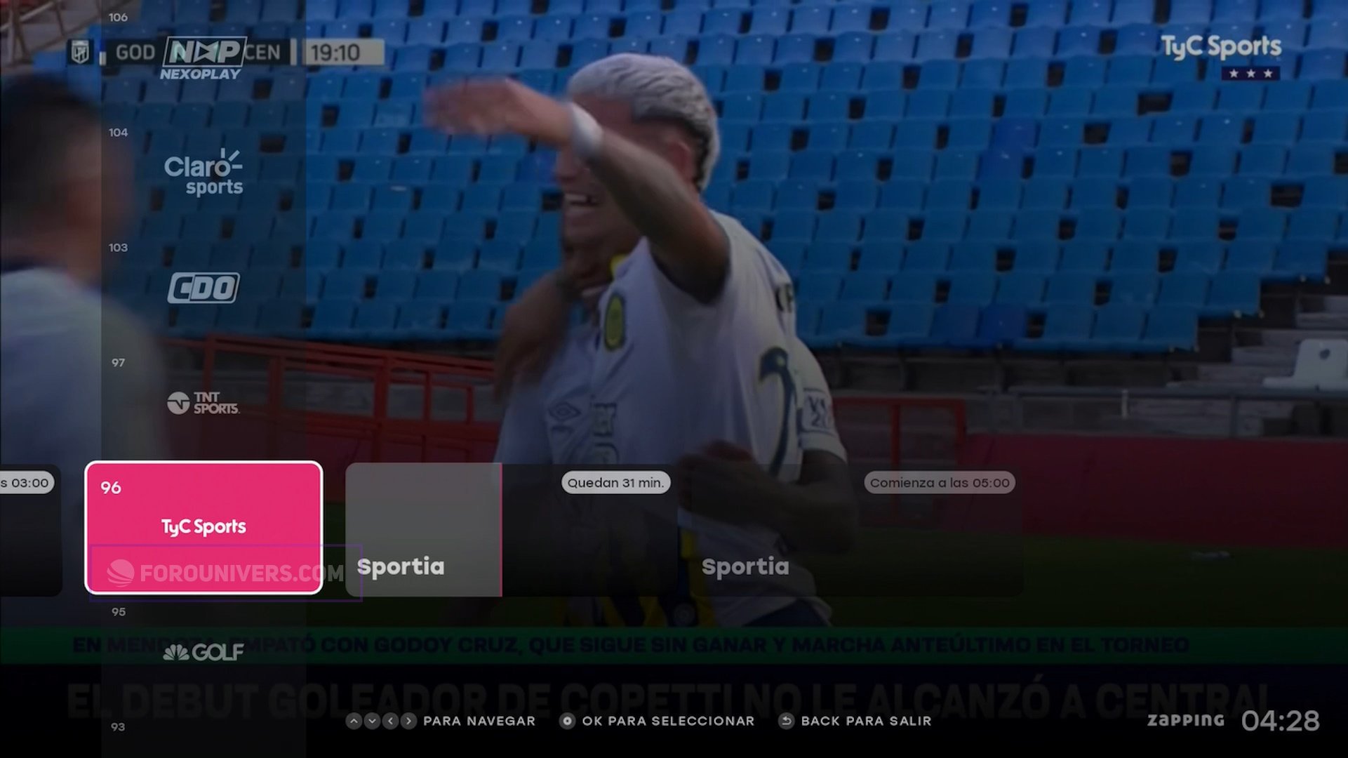 Zapping TV | Chile | Grilla de Canales | 2024